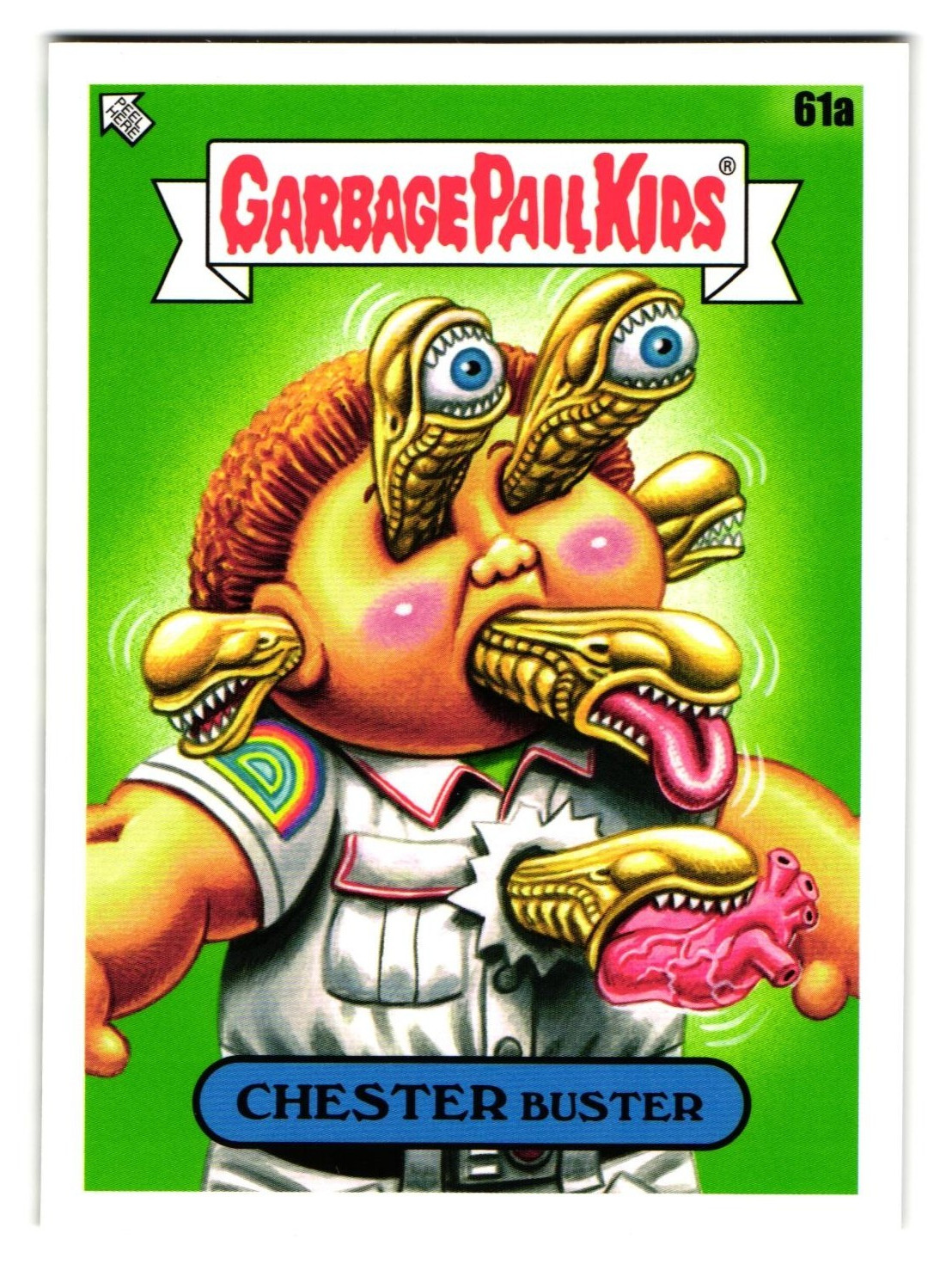 Alien Chestburster CHESTER Buster GPK Garbage Pail Kids 2023 InterGoolactic #61a