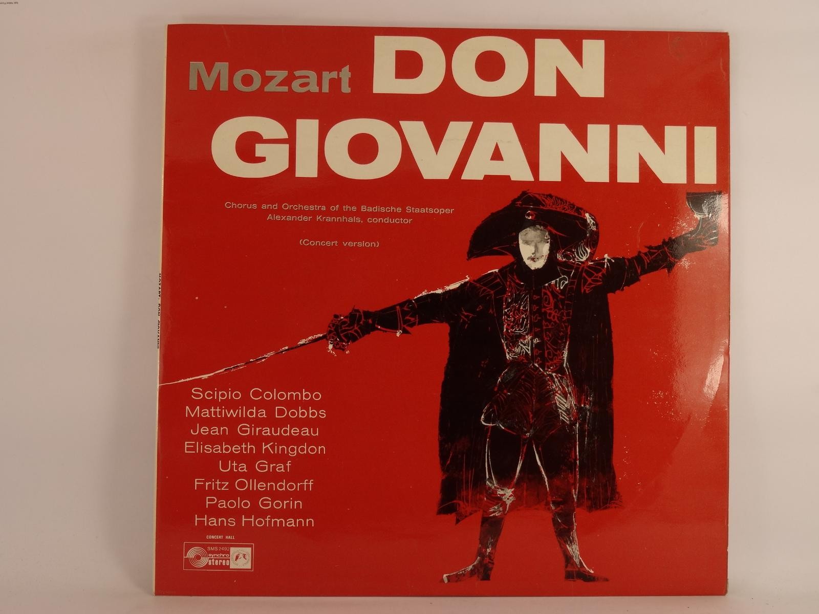 MOZART DON GIOVANNI (371) 15 Track LP plus Picture Sleeve 