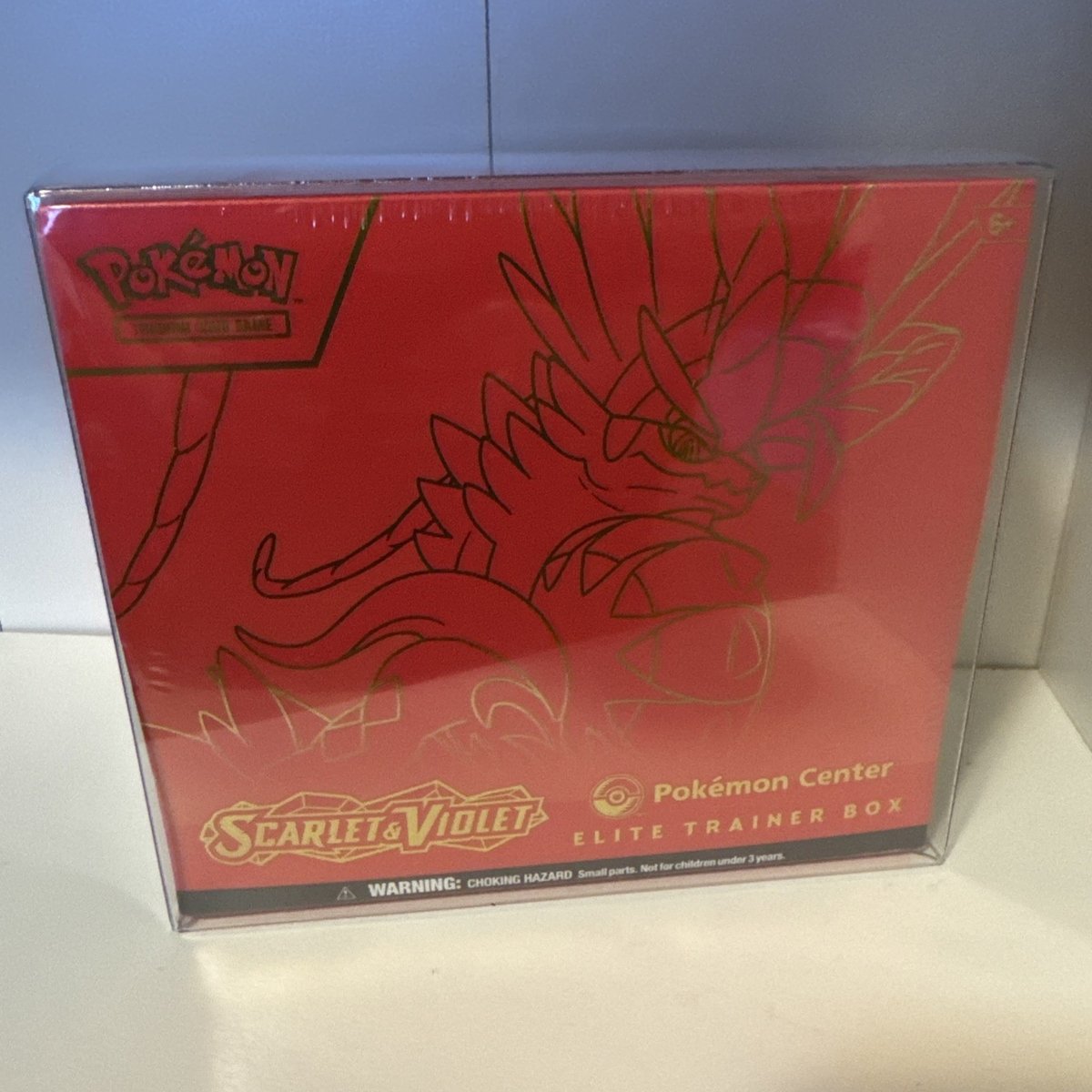 Pokemon TCG English Scarlet & Violet Base Pokemon Center ETB Box Sealed PKC PC