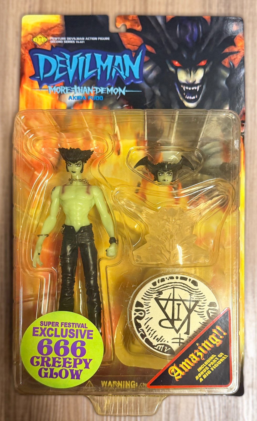AKIRA FUDO CREEPY GLOW 666 Modellino esclusivo limitato pochi modelli NUOVO