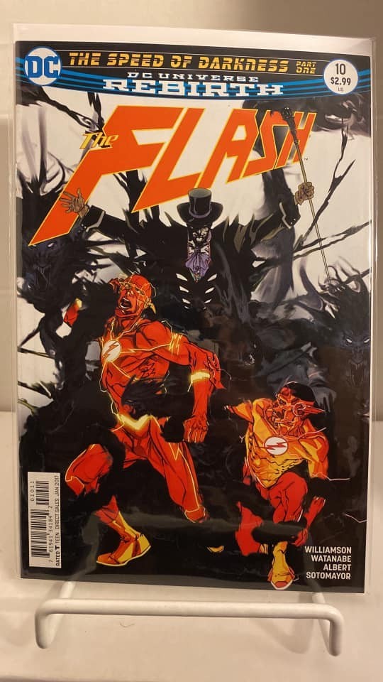 33793: DC COMICS FLASH #10 grado quasi nuovo