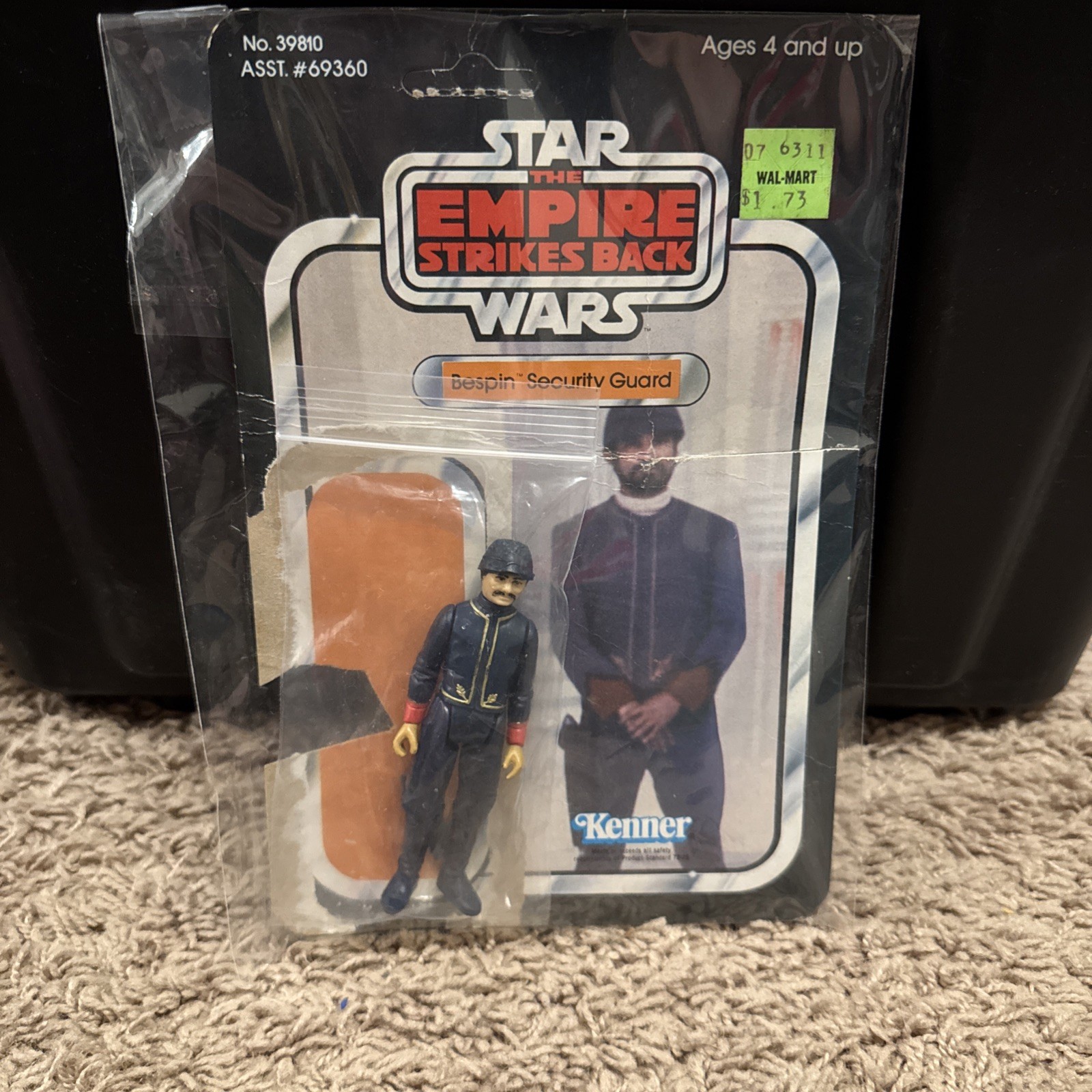 Bespin Security Guard BIANCO 100% completo Star Wars ESB 1980 Kenner NO REPRO