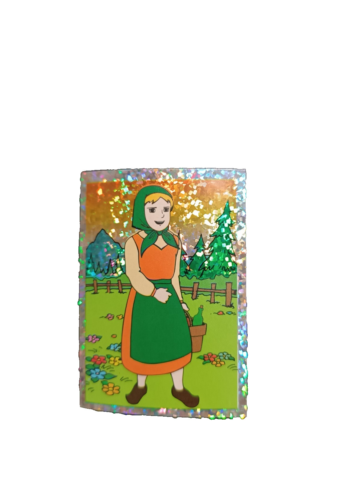 Figurina Heidi Panini 2004 # O Speciale Glitter Olografica Signora Sesemann