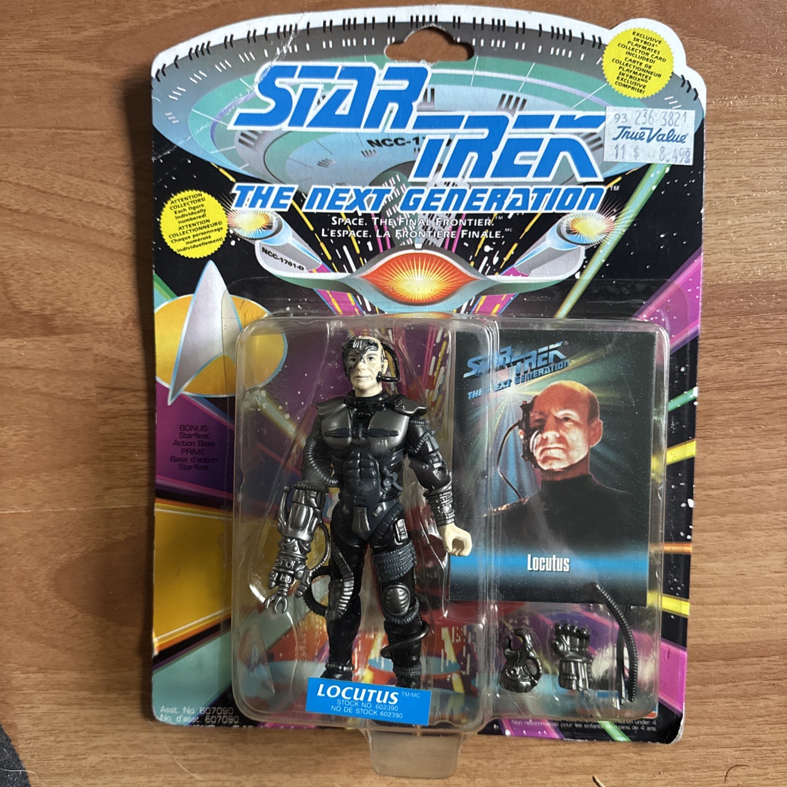 1995 Playmates STAR TREK The Next Generation Locutus - Holodeck Series MetalArm