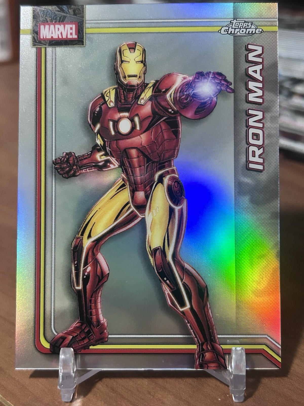 2026 Topps Chrome Marvel Iron Man rifrattore #057