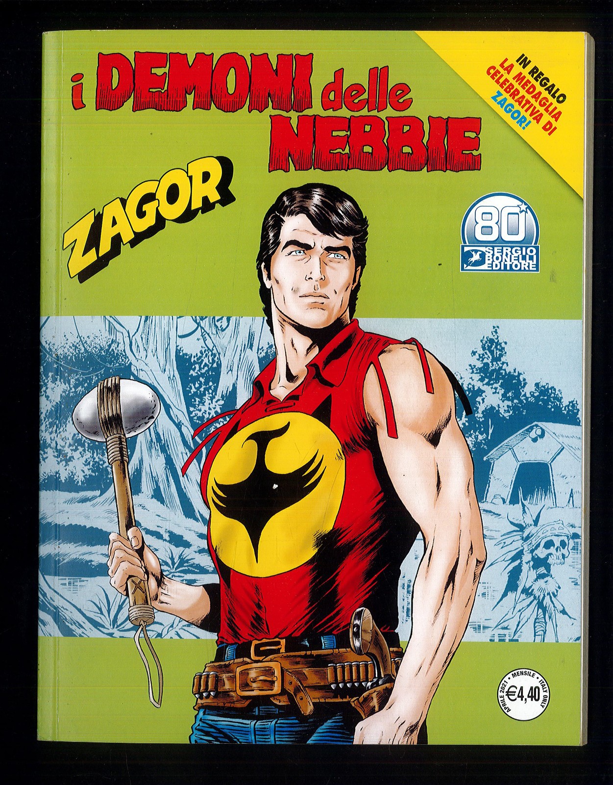 Zagor Zenith Gigante N.720 I Demoni delle nebbie Q.Edicola SBE 2021 ▓