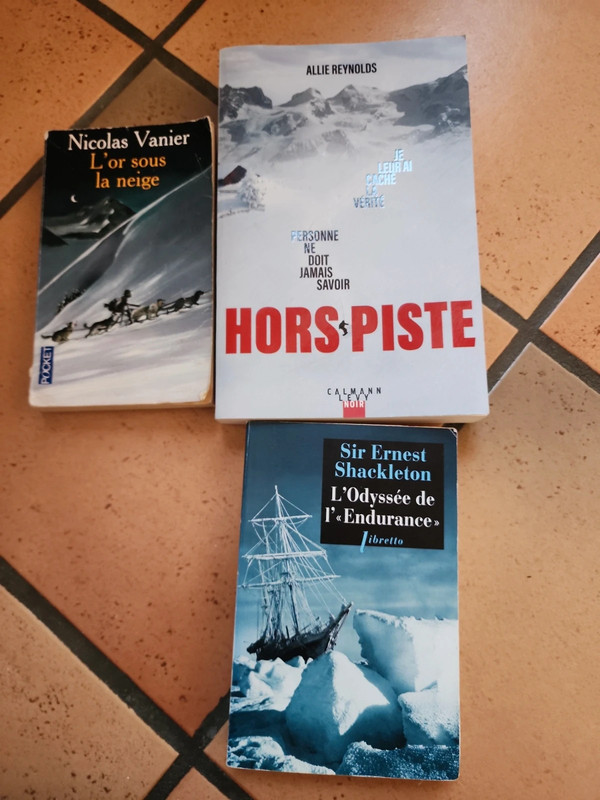 Lot de 3 livres – Aventure, montagne & exploration