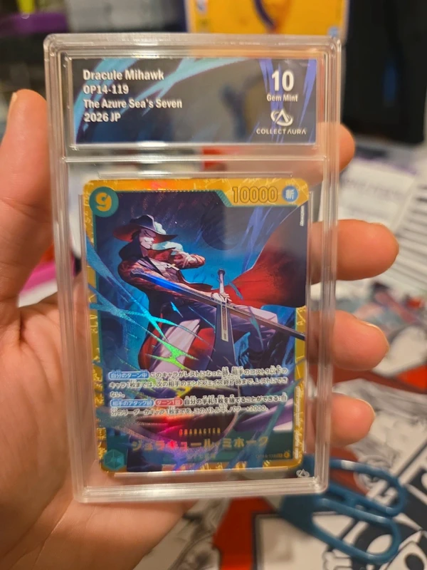 Dracule Mihawk OP14 119 Parallel CollectAura 10 Japonais