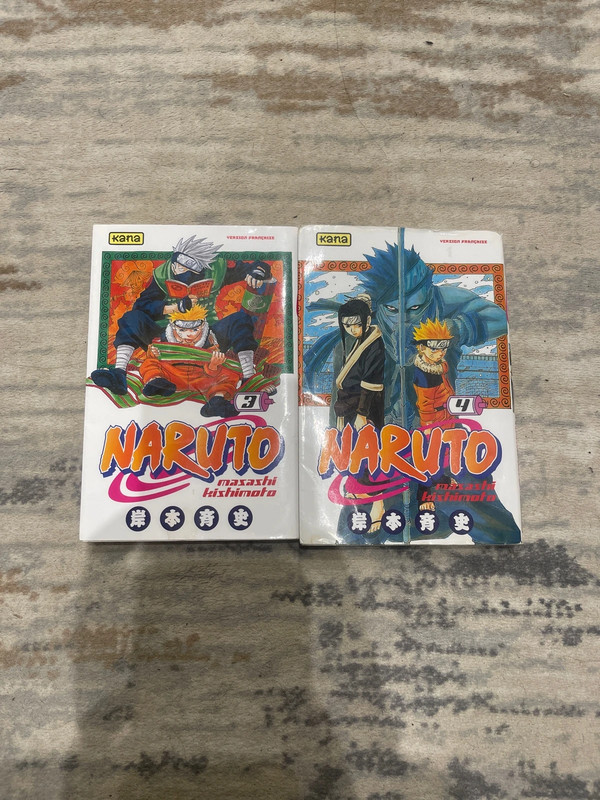 tome 3 et 4 de Naruto
