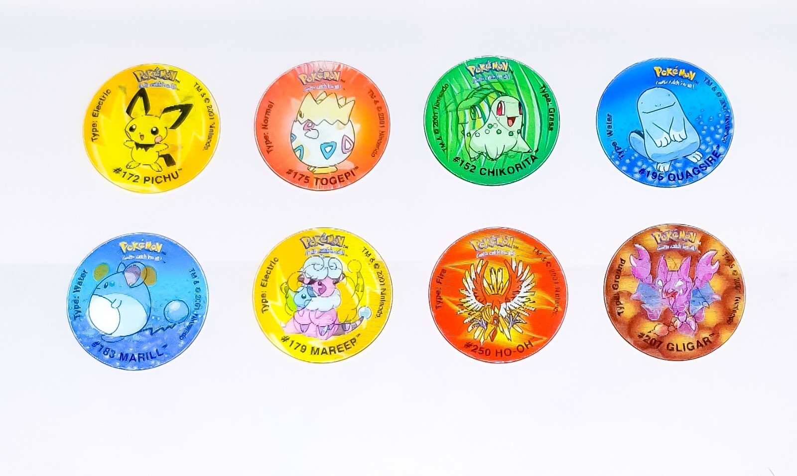 Pokémon Various Random Tazos Rare Christmas Retro Crisps 