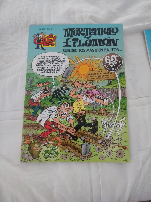 Mortadelo y Filemón sueldecitos más bien bajitos