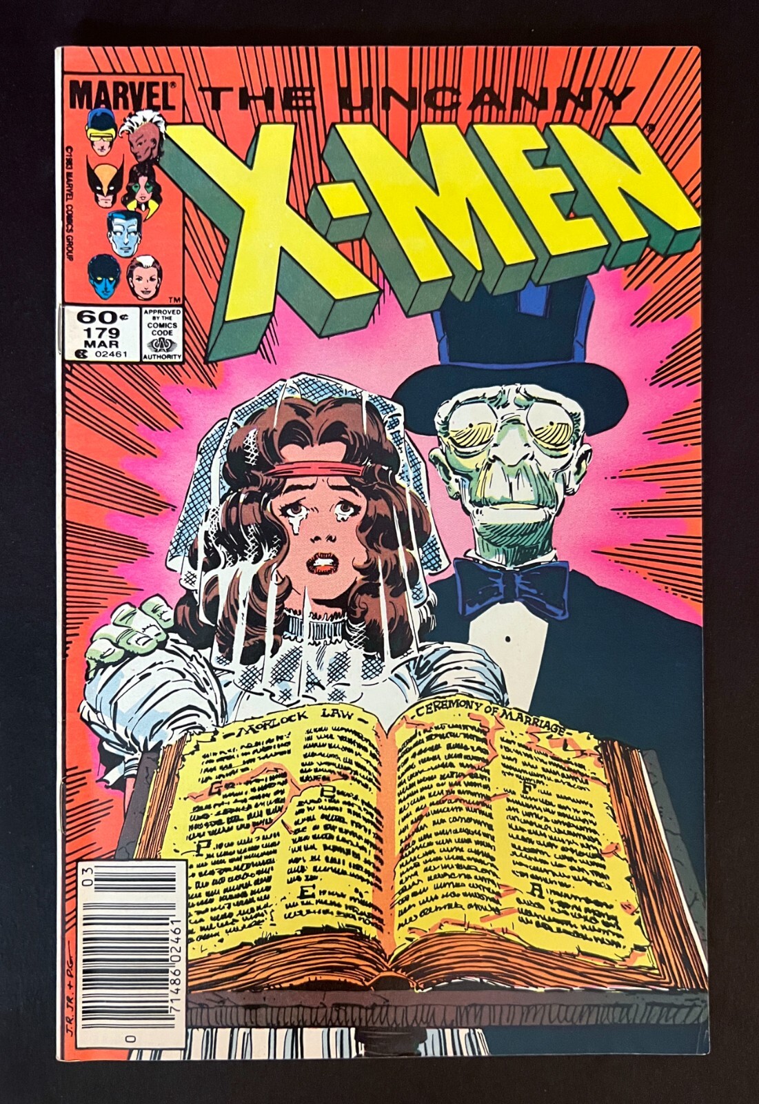 UNCANNY X-MEN #179 EDICOLA DI ALTA QUALITÀ JOHN ROMITA JR. KITTY CALIBAN Marvel 1984