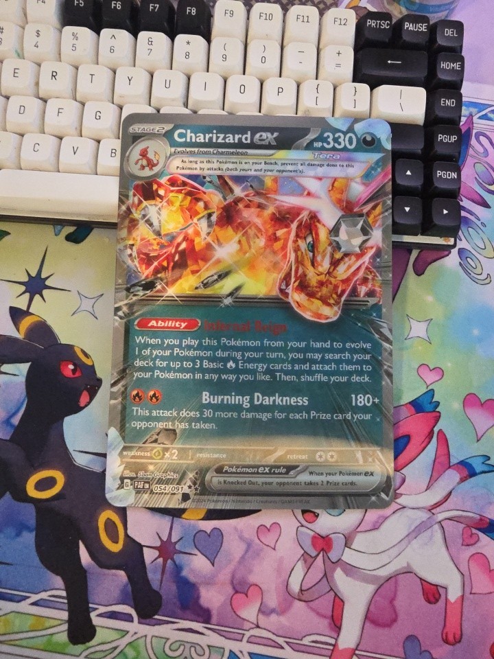 Carta Jumbo Charizard ex 196 e 054/091 🔥Da Collezione Charizard🔥 Lenticolare