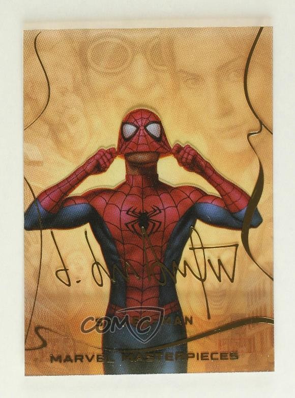 2022 Marvel Masterpieces Acetate Mastery Gold Foil Achievement Spider-Man 0i47