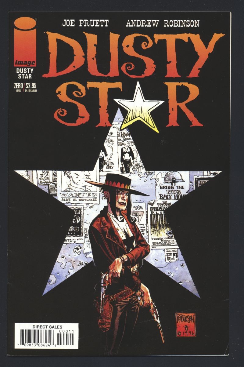 Dusty Star #0 VF/NM 1997 immagine Andrew Robinson fumetto
