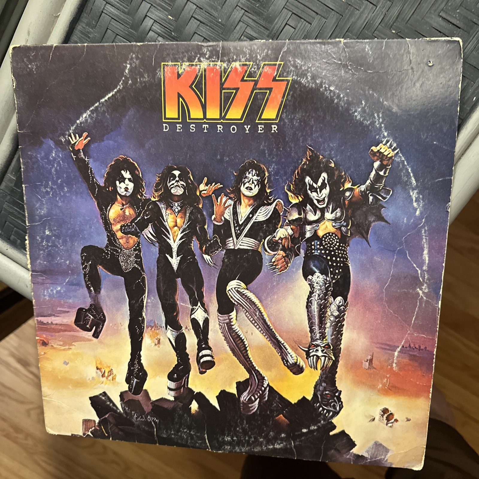 KISS Destroyer Vinyl LP 1976 Casablanca Terre Haute Pressing VG/VG+ Condition