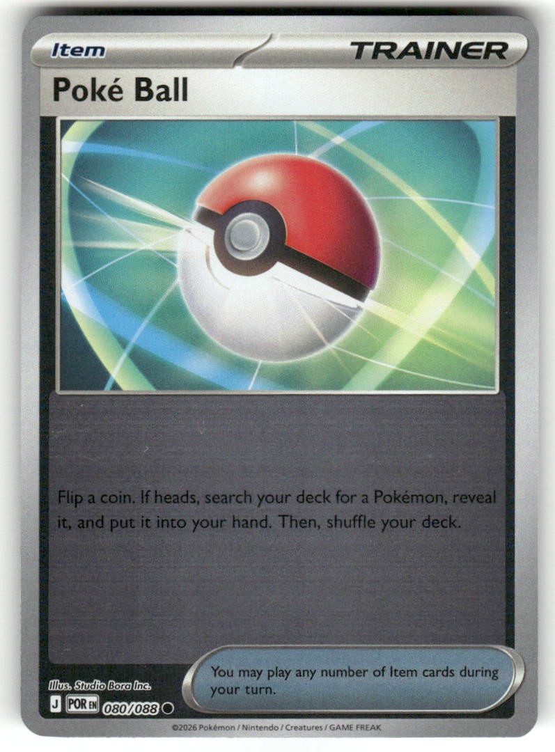 Poke Ball 080/088 Common Perfect Order Pokemon Reverse Holo Near Mint