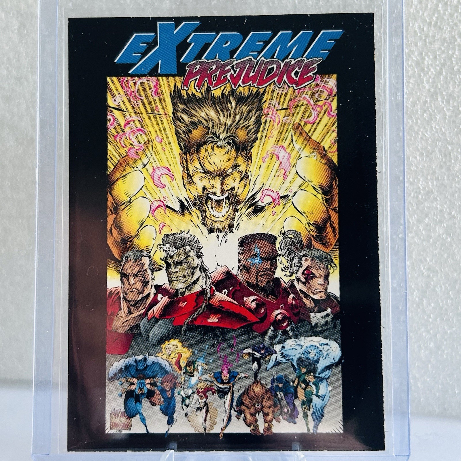 Carta promozionale 1993 Image Advanced Comics Extreme Prejudice #8 di 12