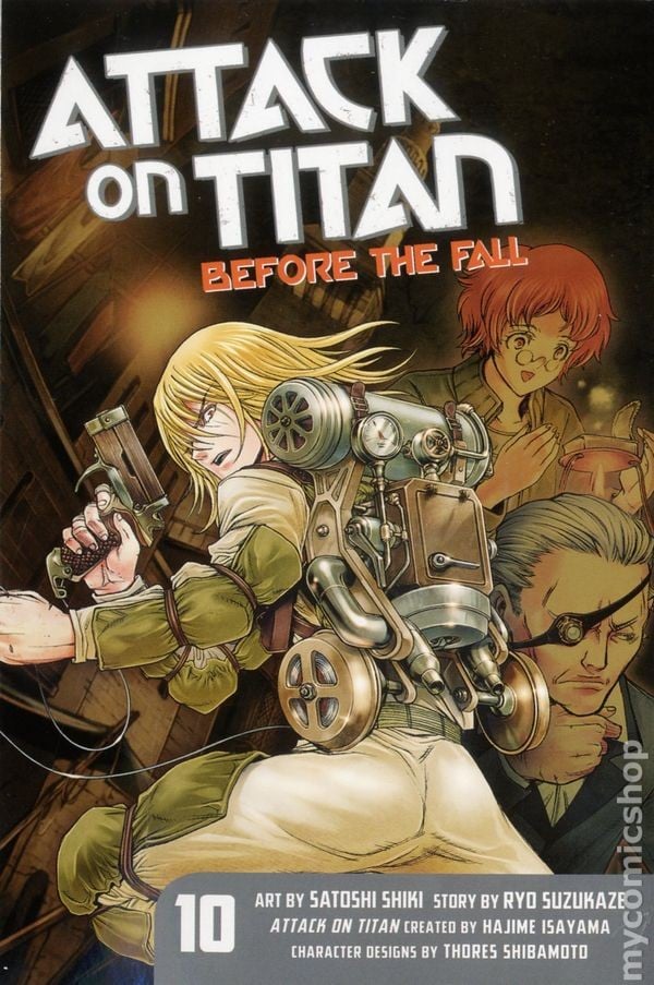 Attacco a Titano Prima della Caduta GN #10-1° VG 2017 Immagine Stock Basso Grado