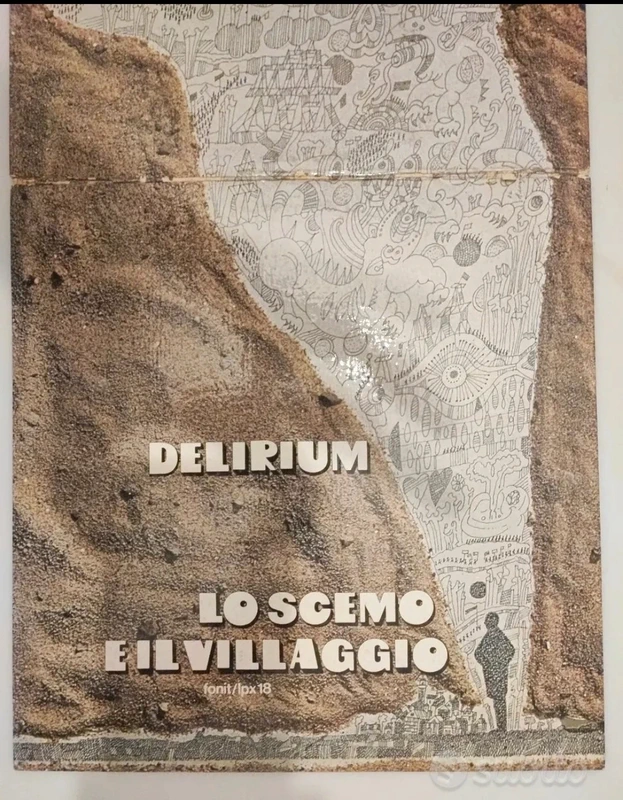 Raro vinile Delirium - Lo scemo e il villaggio