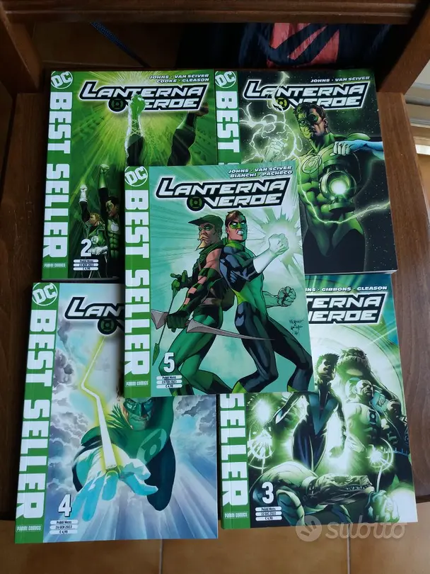 dc best seller lanterna verde di geoff johns 1-13