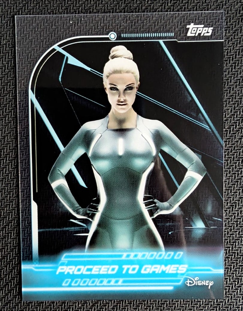 Topps Chrome Disney 2026 Tron Tek Proceed to Games TR0N-9 Custodia Hit