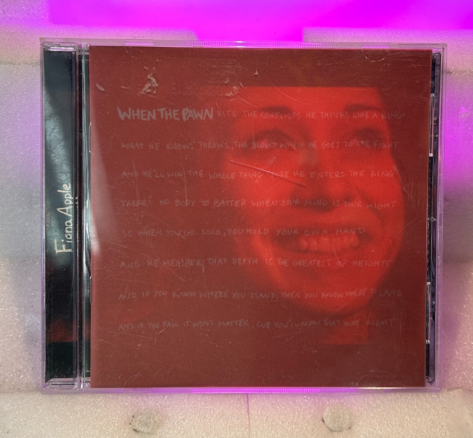 When the Pawn by Fiona Apple (CD, 1999, Sony) W/ Case, Tested