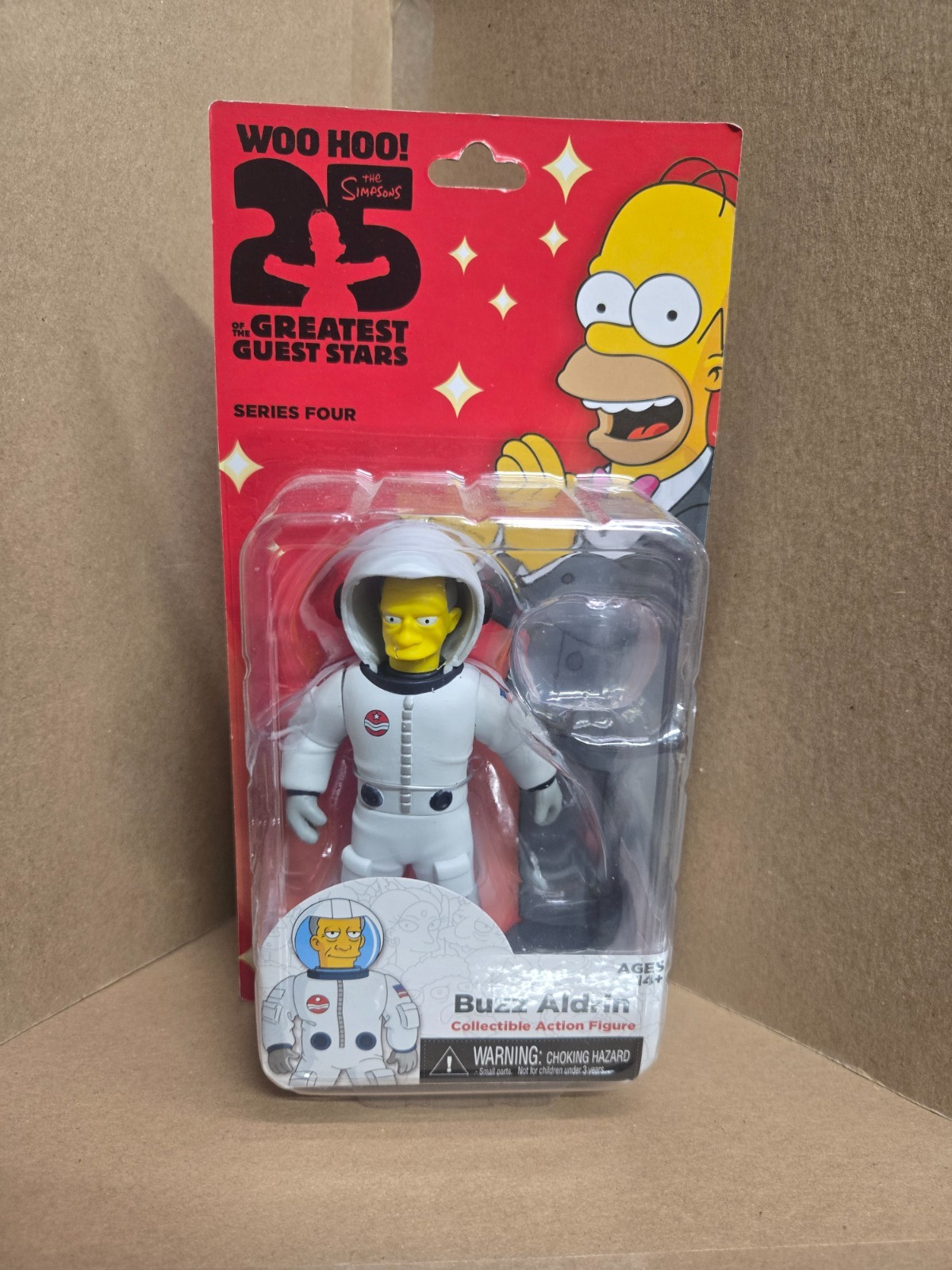 Modellino NECA Simpsons 25th Anniversary Greatest Guests Buzz Aldrin serie 4