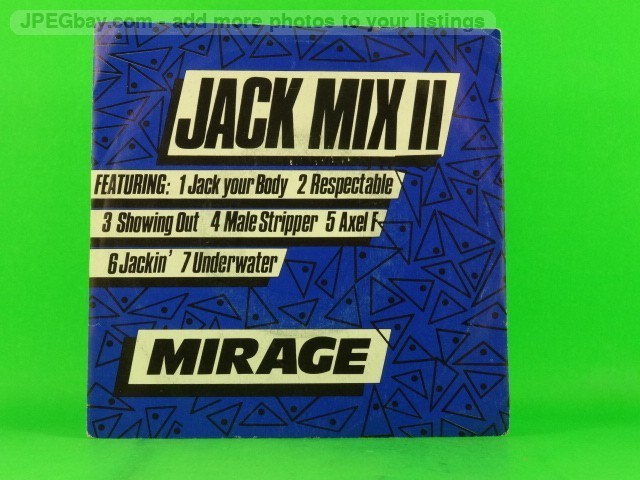 MIRAGE JACK MIX II (151) 2 Track 7" Single plus Picture Sleeve DEBUT