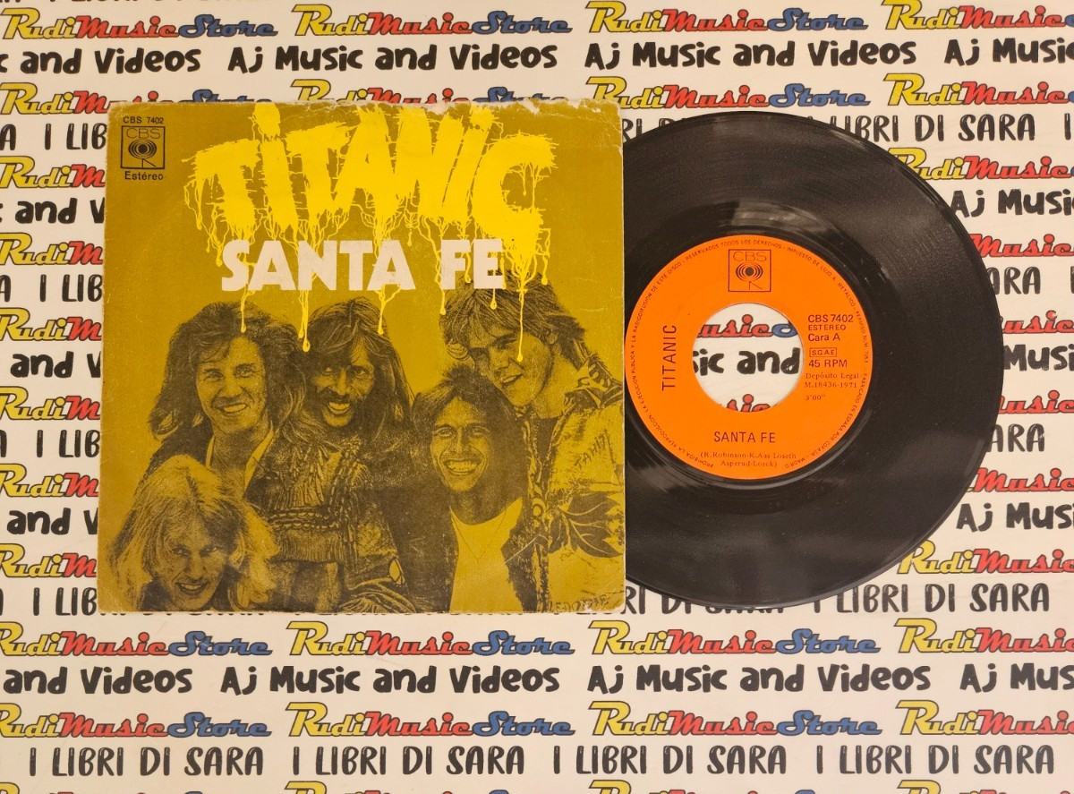 LP 45 7" TITANIC Santa fe No veo razon spain CBS 7402 (QST3)