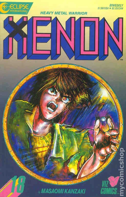 Xenon #18 VG 1988 immagine stock basso grado