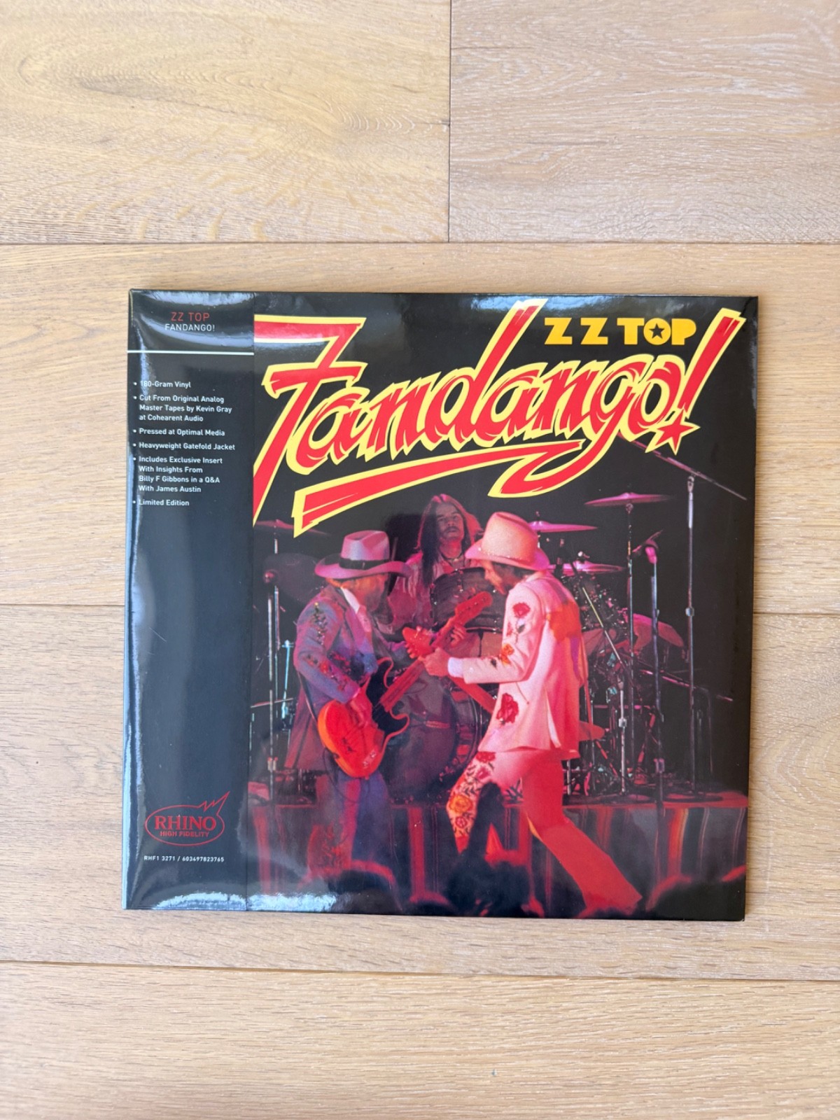ZZ Top Fandango Rhino High Fidelity Audiophile 180g Vinyl New SEALED