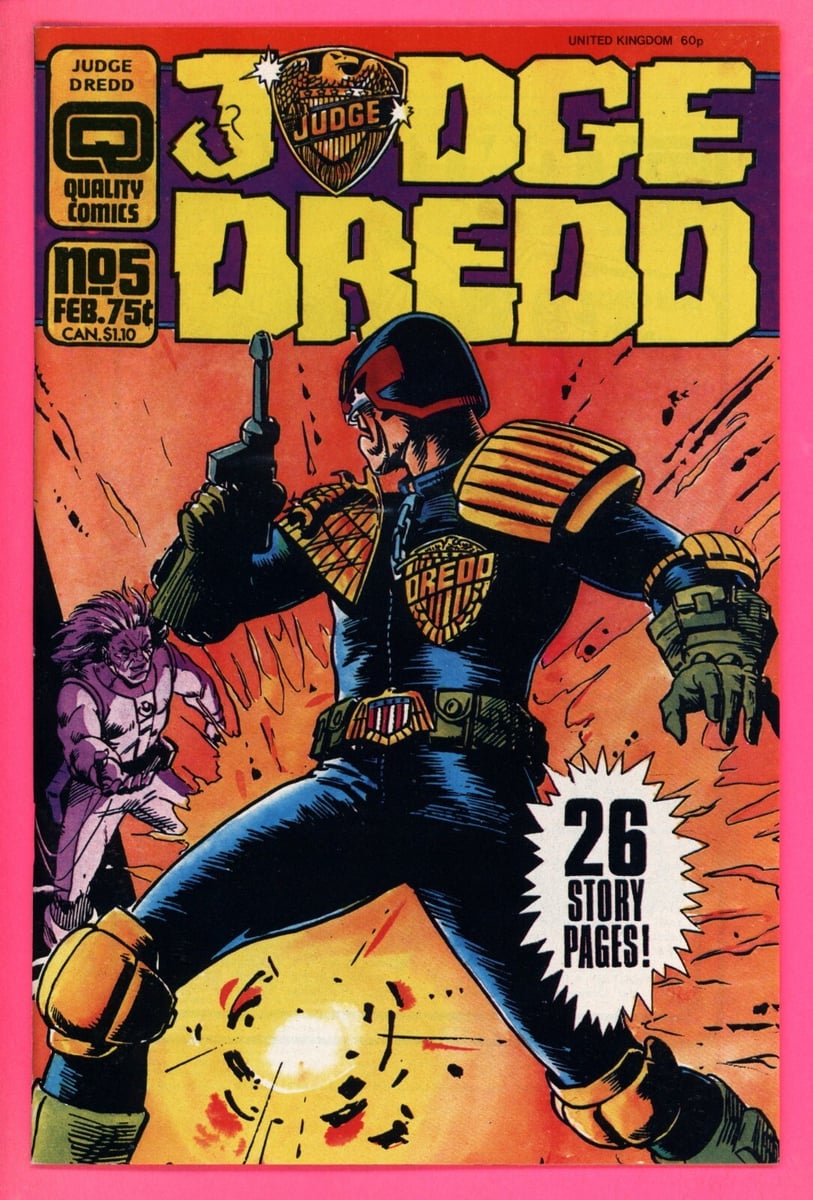 Judge Dredd 5 V2 VF NM 9.0 fumetti di qualità