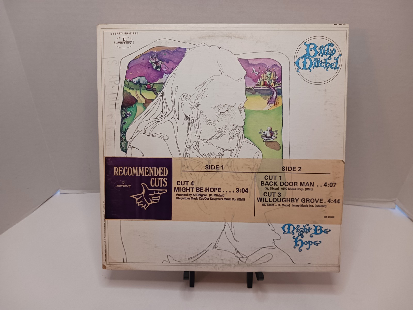 BILLY MITCHEL Might Be Hope 1970 Mercury SR-61335 WLP Vinyl Psych Folk Rock LP