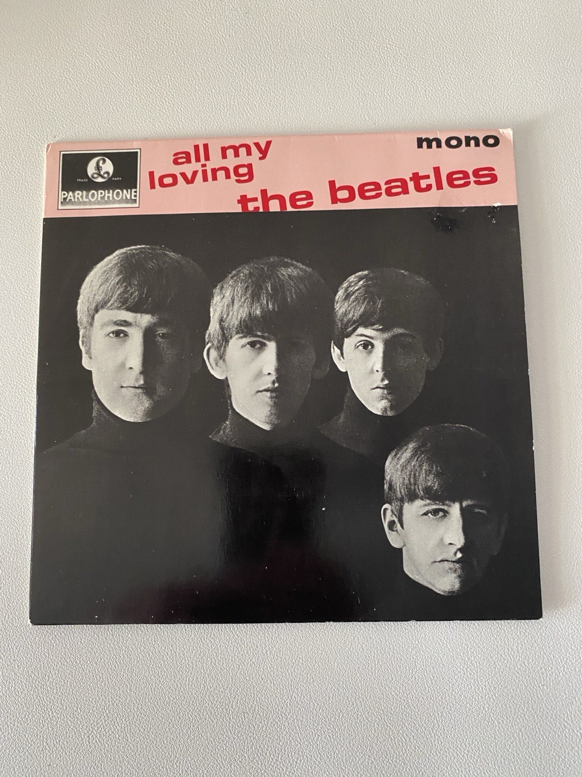 THE BEATLES-ALL MY LOVING 7" VINYL E.P RECORD,REPRESS