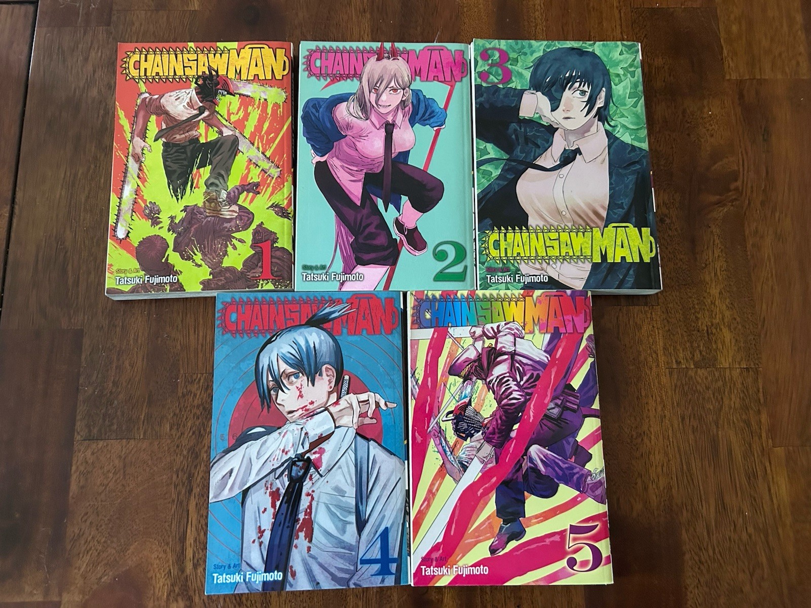 Lotto fumetti manga Chainsaw Man Universe vol 1-5 di Tatsuki Fujimoto