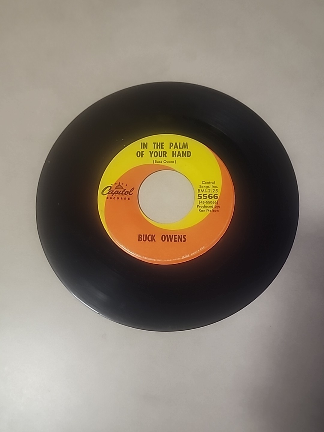 Country 45 Buck Owens - Waitin' In Your Welfare Line / In The Palm Of Your Hand