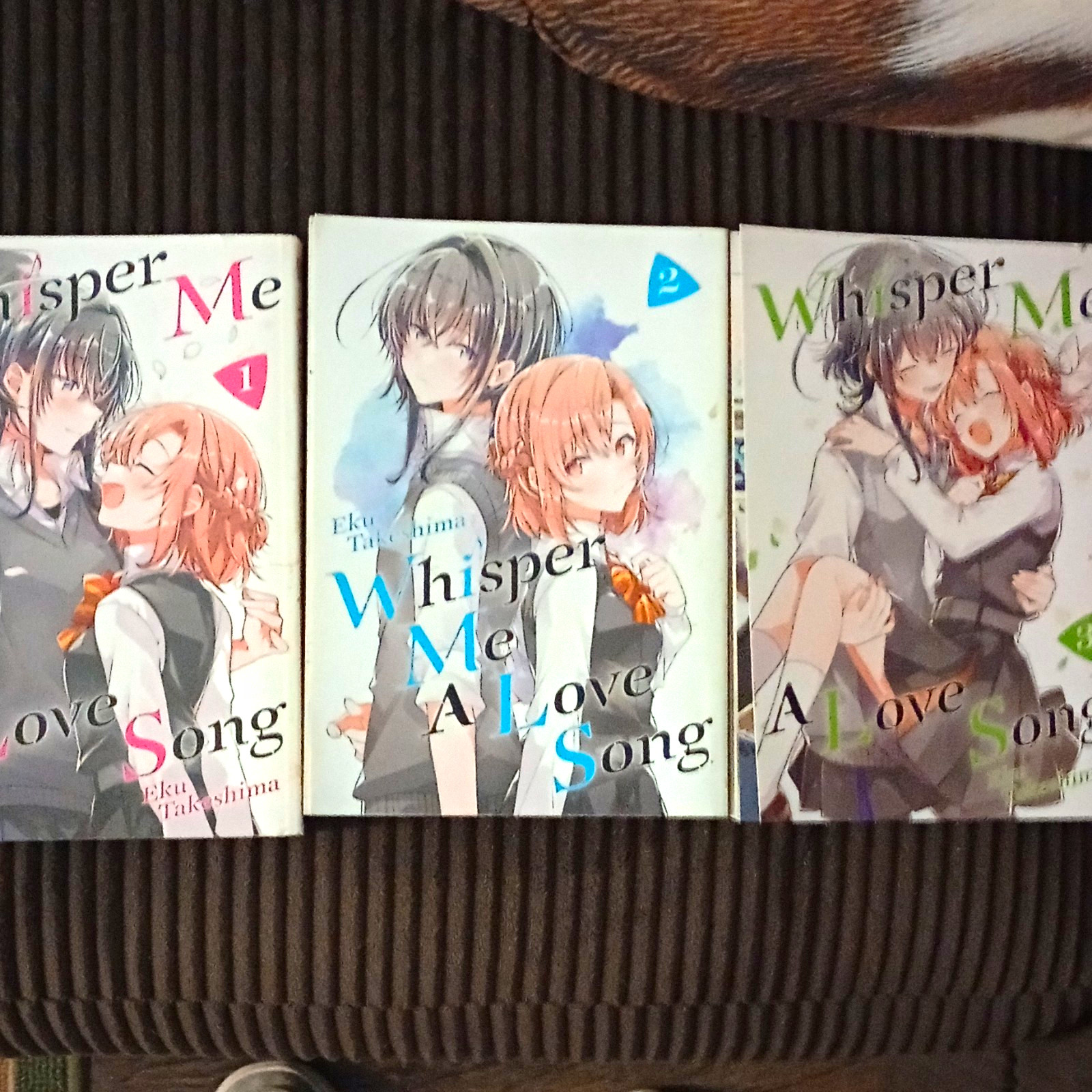 Whisper Me a Love Song Manga Vol 1-3 Set Eku Takeshima Inglese