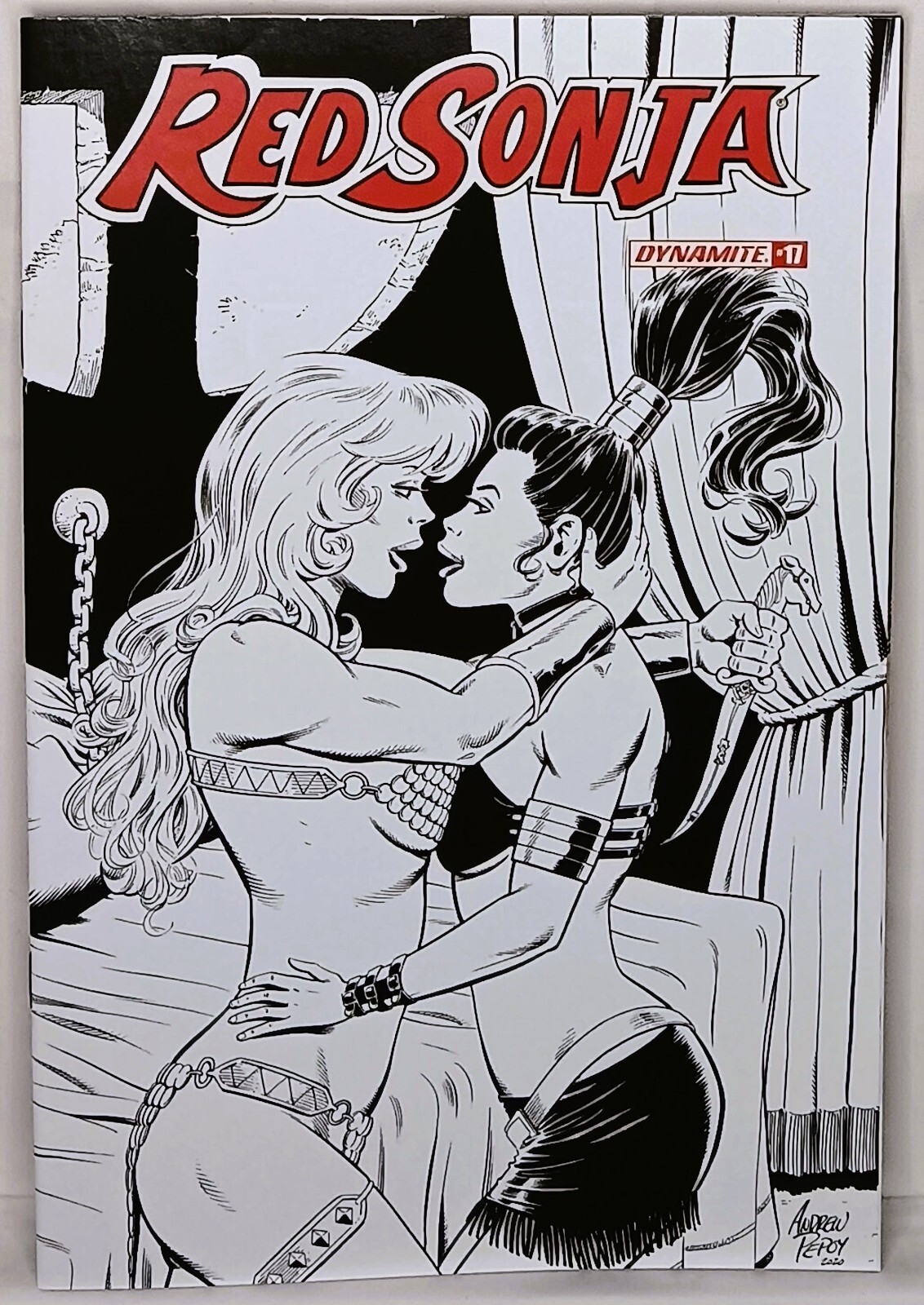 RED SONJA #17 | Andrew Pepoy 1 in 50 Copertina Variante Seduzione | Dynamite Comics