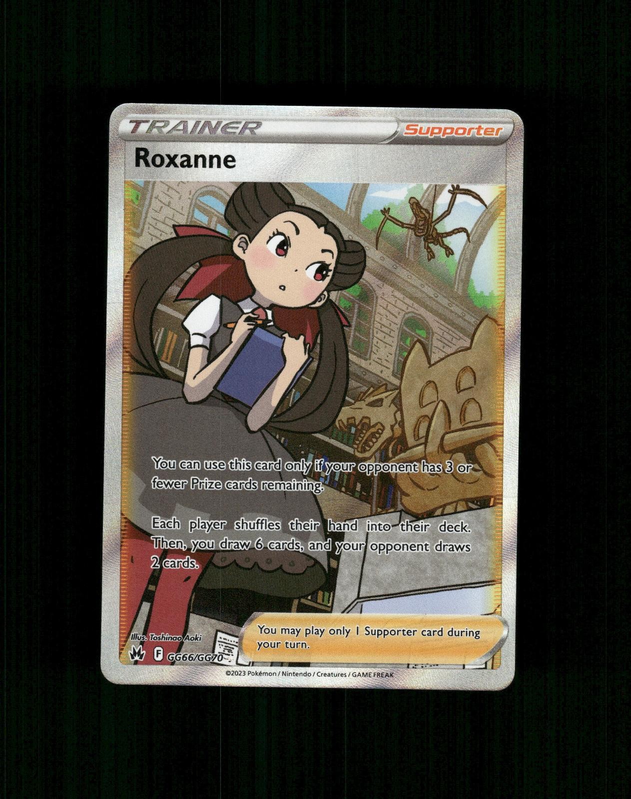Roxanne GG66/GG70 Ultra Rara Corona Zenith Galleria Galariana Pokemon Near Mint