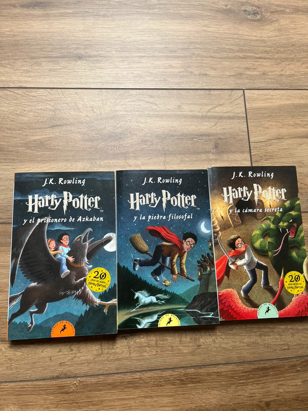 Lote 3 libros Harry Potter (1, 2 y 3) - Bolsillo