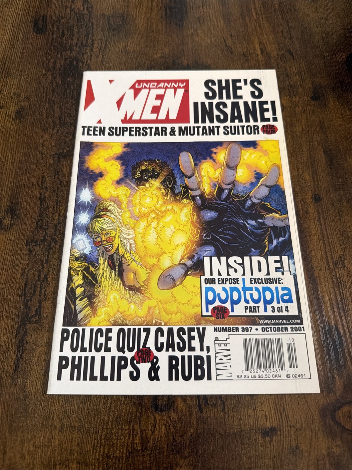Uncanny X-Men #397 (7.0 F/VF) variante da edicola