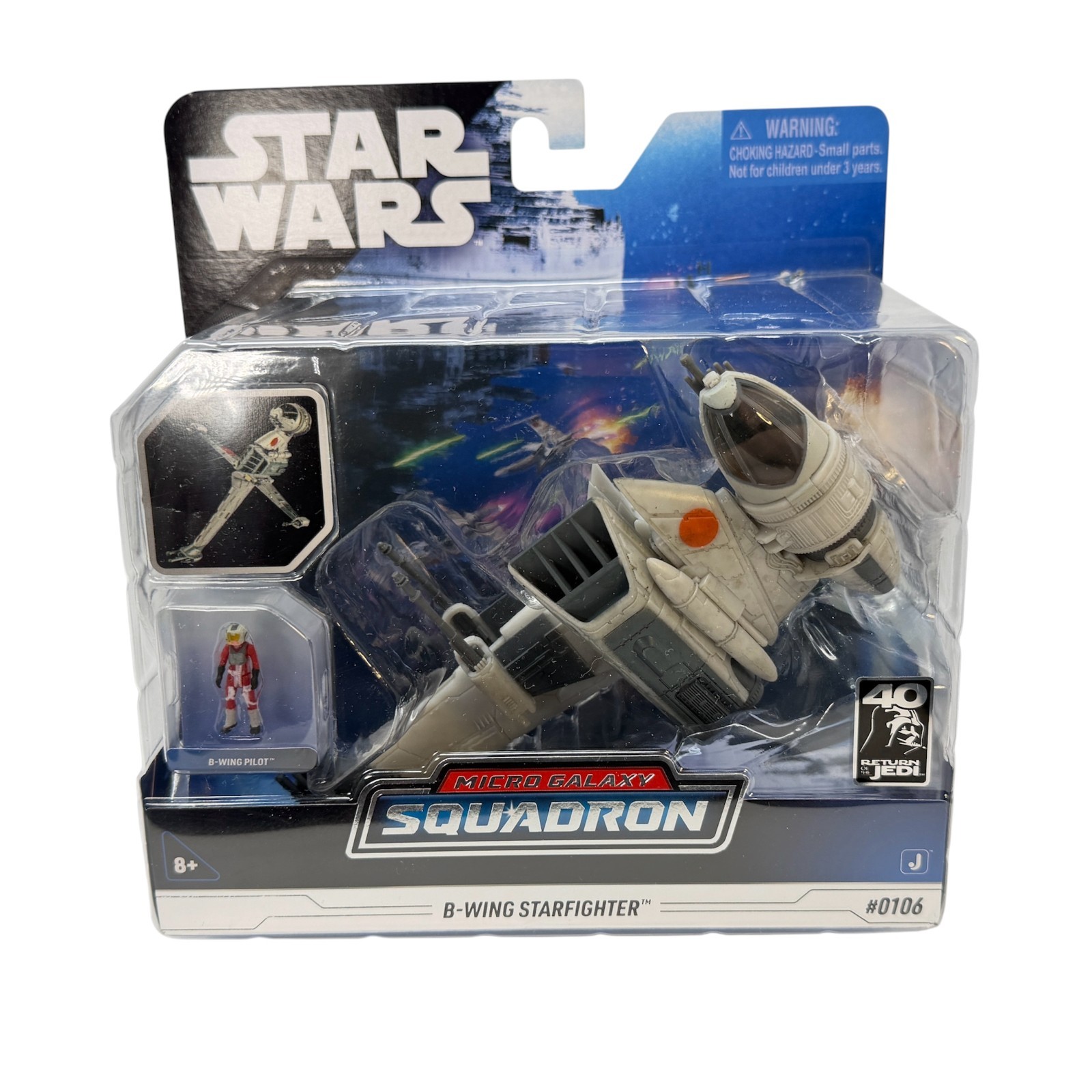 Star Wars Micro Galaxy Squadron #0106 B-Wing Starfighter Series 5 new  40th ROTJ
