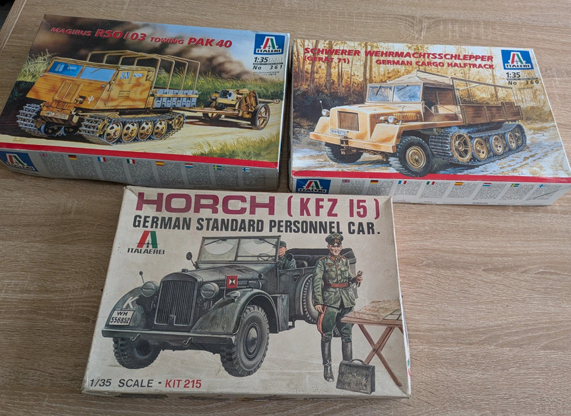 Lot maquettes militaires italeri