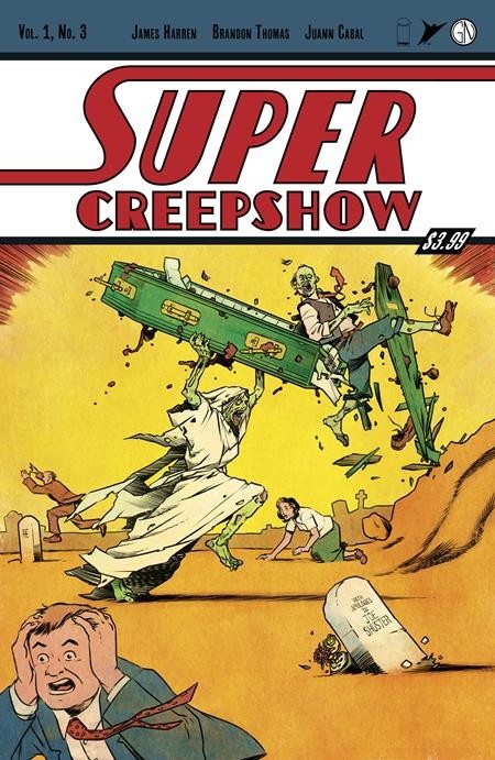 Super Creepshow #3 di 5 fumetti immagine James Harren quasi nuovi