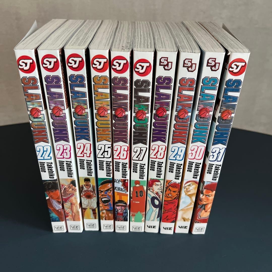 SLAM DUNK volume 22-31 set versione inglese