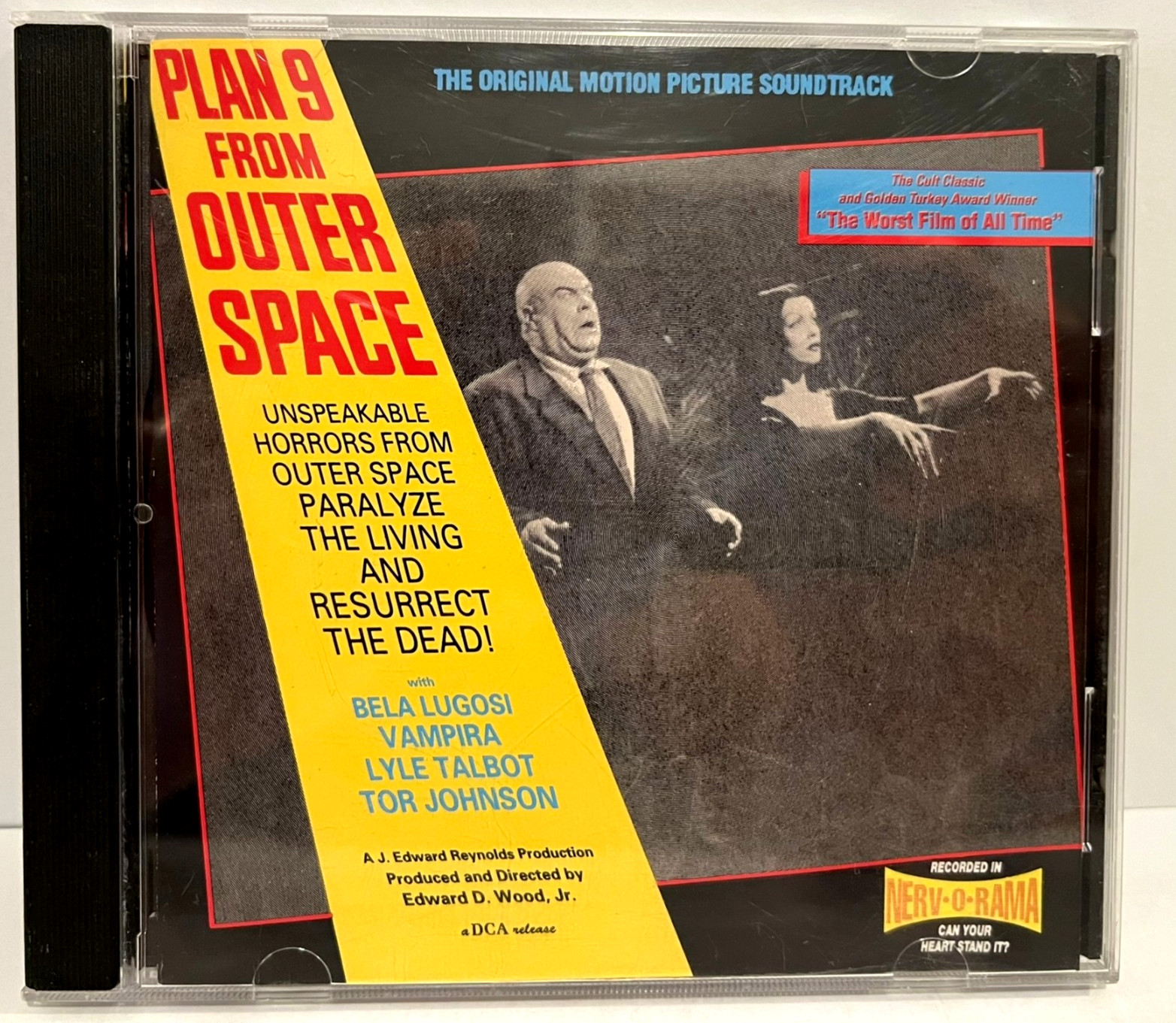 PLAN 9 FROM OUTER SPACE Movie Soundtrack (1989) - Compact Disc CD - EX