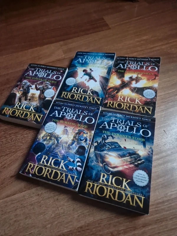 The trials of Apollo Rick Riordan bookset