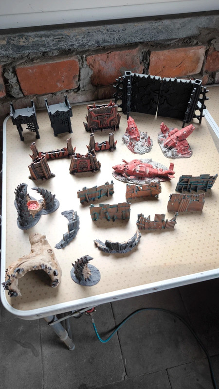 Warhammer ork & tyranid terrain
