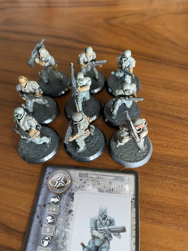 Rackham - AT-43 - steel troopers x 9